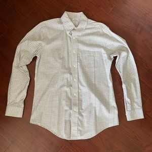 Brooks Brothers Non-Iron Gray & White Shirt - Men’s Medium